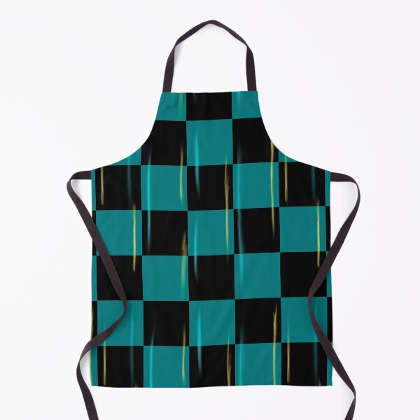 Item preview, Blue-Green and Black Checkered Pattern with Blue and Yellow accents  designed and sold by Jessica Erin.