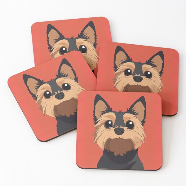 Item preview, A cute Yorkshire Terrier | Anime style designed and sold by ComicsFactory.
