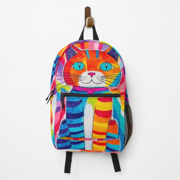 Item preview, Multi-colored cat designed and sold by ArtDi101.