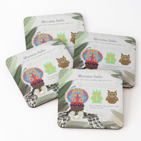 Item preview, Maratus Bubo page mockup designed and sold by Donnahuntriss.