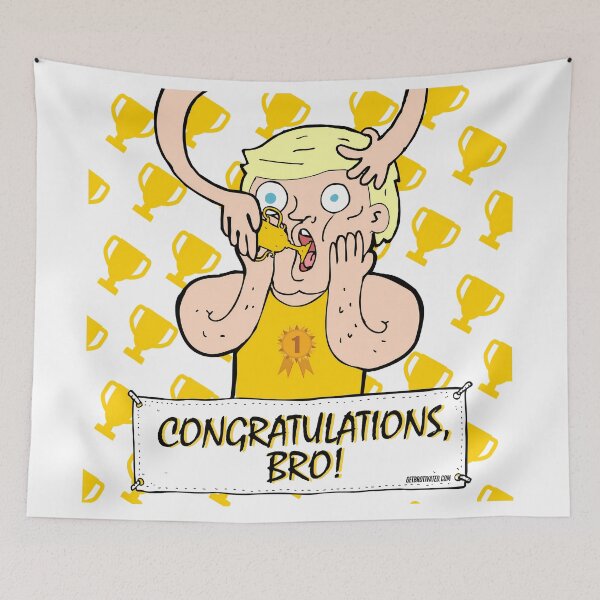 Item preview, Congratulations, Bro! designed and sold by GetBrotivated.