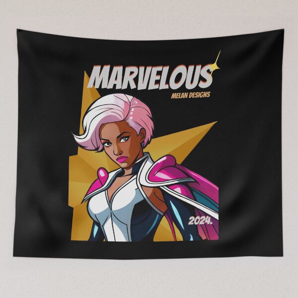 Item preview, Superhero Woman Marvelous 2024 Inspirational Pink Pixie Comic  designed and sold by Melan Designs.