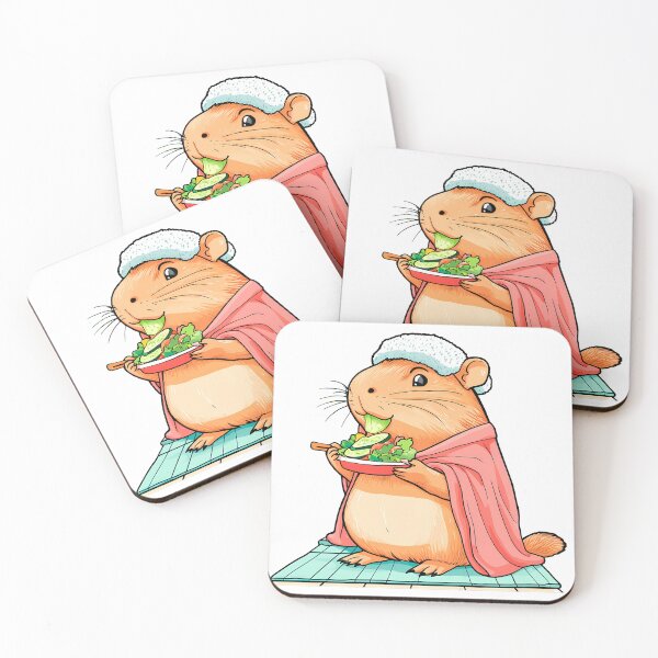 Item preview, Zen Capybara Retreat, cute capybara, morning routine designed and sold by katerynaS99.