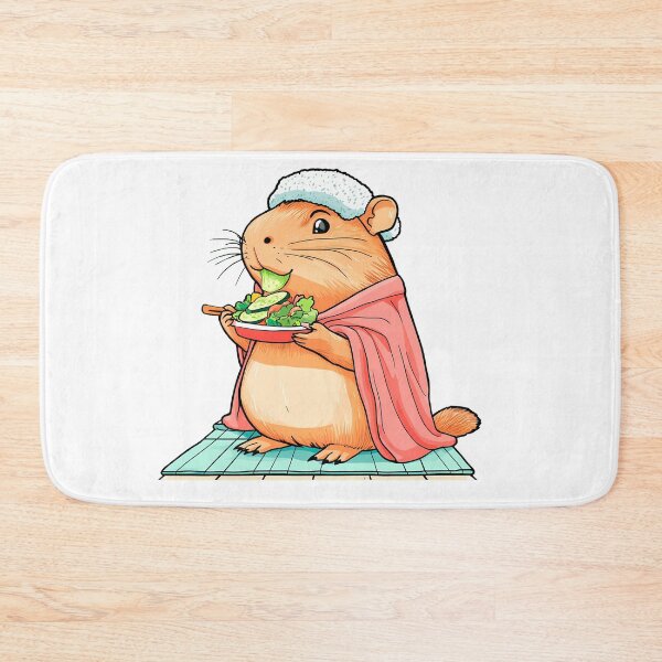 Item preview, Zen Capybara Retreat, cute capybara, morning routine designed and sold by katerynaS99.