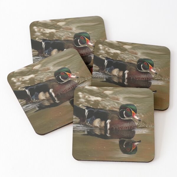 Item preview, Wood Duck at mudlake designed and sold by locustgirl.
