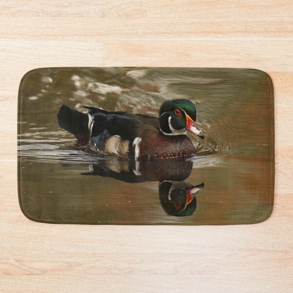Item preview, Wood Duck at mudlake designed and sold by locustgirl.