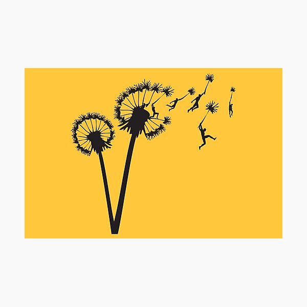 Dandylion People Flight Photographic Print
