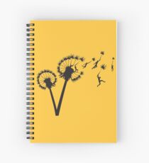 Dandylion People Flight Spiral Notebook