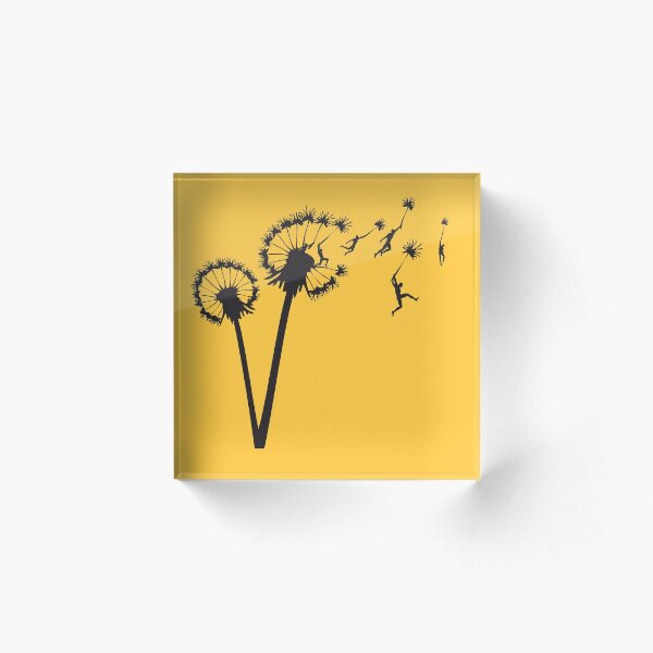 Dandylion People Flight Acrylic Block