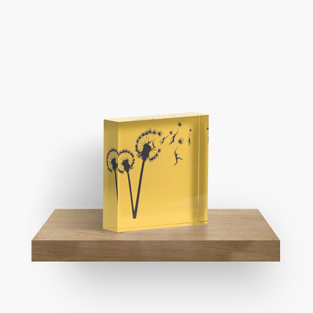 Dandylion People Flight Acrylic Block