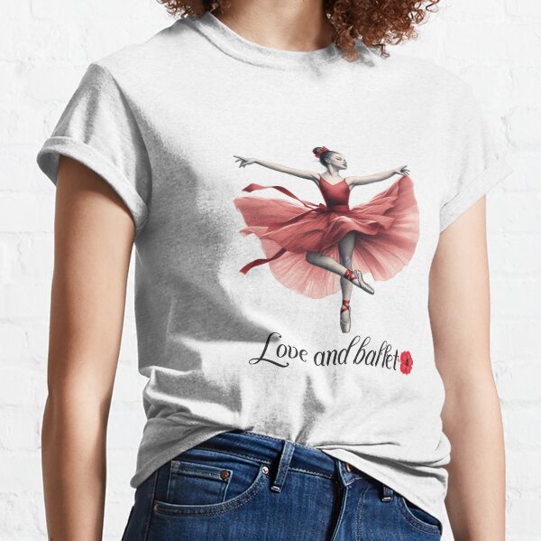 Item preview, Love and ballet, beautiful and elegant ballet dancer designed and sold by CosijosoArt.