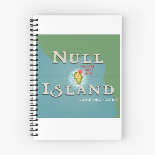 Artikelvorschau, Karte von Null Island – Du bist nicht hier entworfen und verkauft von Young Design Lab.