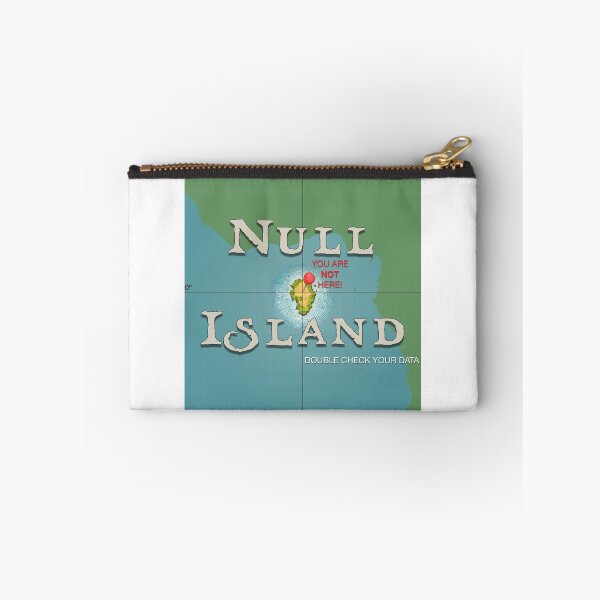 Artikelvorschau, Karte von Null Island – Du bist nicht hier entworfen und verkauft von Young Design Lab.