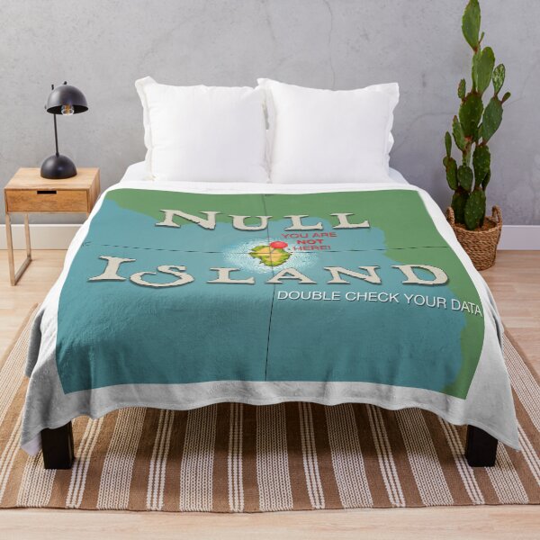 Item preview, Map of Null Island - You Are Not Here designed and sold by Young Design Lab.