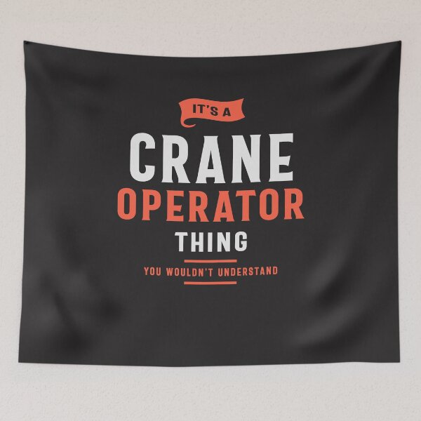 Item preview, Funny Occupation Job Crane Operator designed and sold by cidolopez.