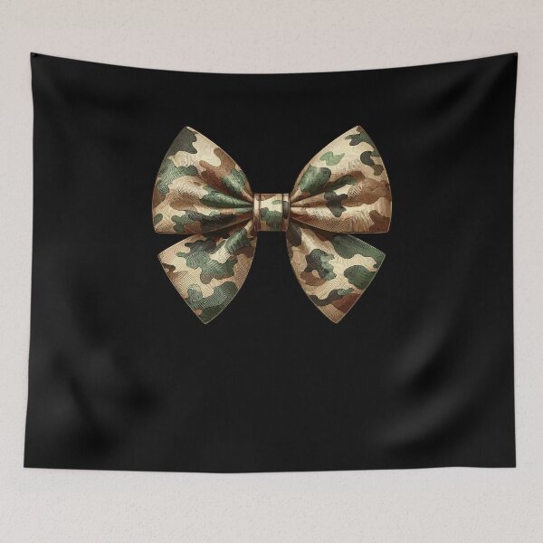Item preview, Camouflage Old Camo Bow Camo Coquette Bow Hunting Women Girl designed and sold by varioarts.