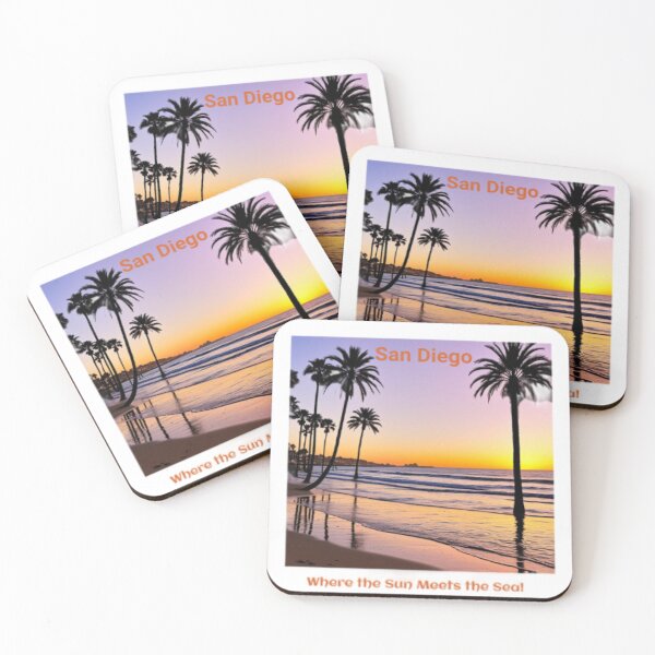 Item preview, San Diego, Where the Sun Meets the Sea! designed and sold by IronicalDesigns.