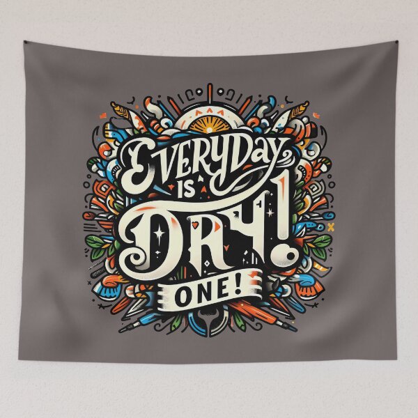 Item preview, Every day is day one, typography designed and sold by maxmaj.