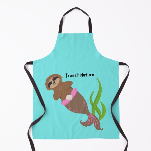 Item preview, Sloth Mermaid in Nature designed and sold by WideStride.