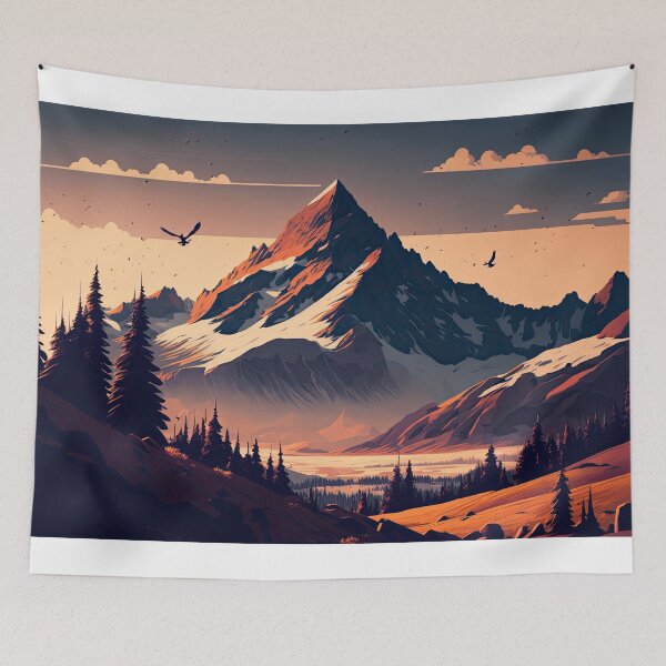 Item preview, Golden Hour Mountain Adventure designed and sold by KyzArt01.