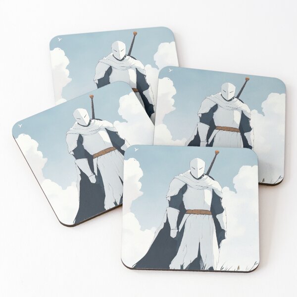 Item preview, Medieval White knight | Anime style designed and sold by ComicsFactory.
