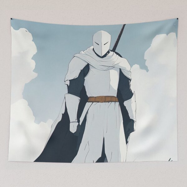 Item preview, Medieval White knight | Anime style designed and sold by ComicsFactory.