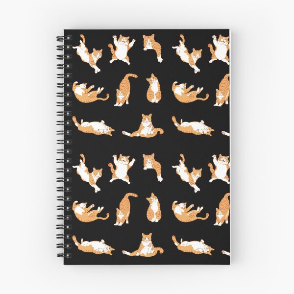 Item preview, Cute Orange Cat Set - Cute Postures Collection designed and sold by patternjp.