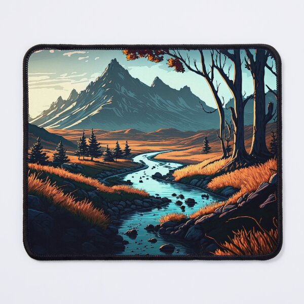 Item preview, Mountain Stream at Dusk designed and sold by KyzArt01.