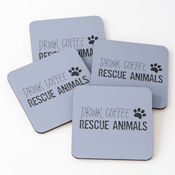 Item preview, Drink Coffee | Rescue Animals designed and sold by nyah14.