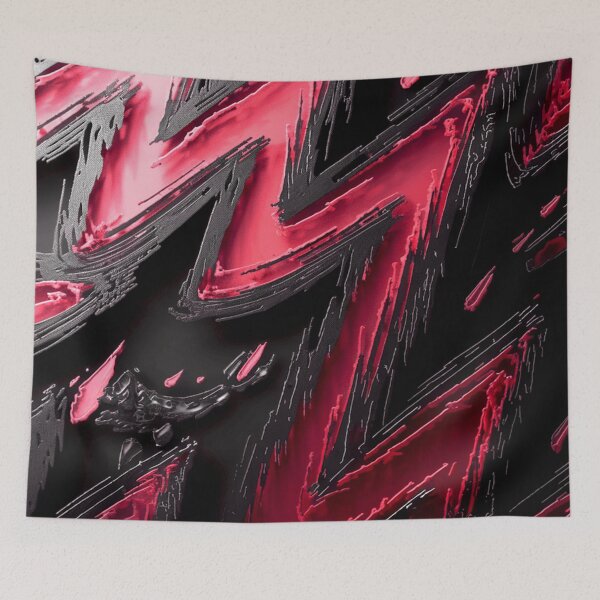 Item preview, Electric Pulse in Red designed and sold by Exodoi.