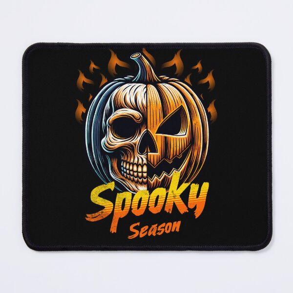 Item preview, Spooky Season Scary Halloween Skull Pumpkin Fall Autumn Creepy Horror Jack O Lantern designed and sold by CarantinedChaos.