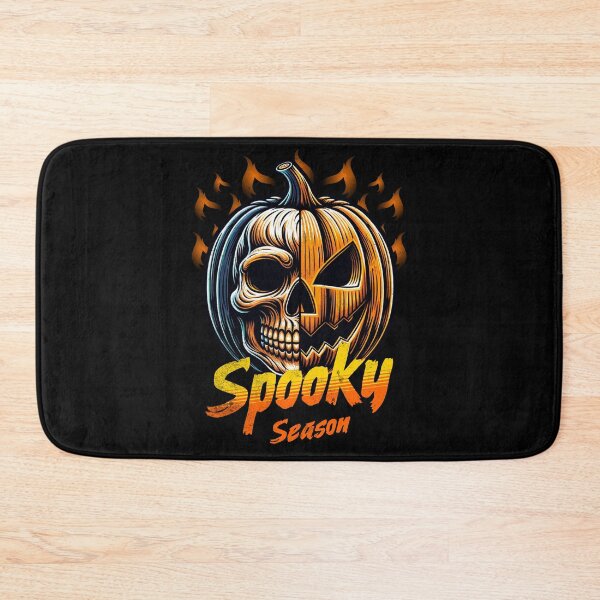 Item preview, Spooky Season Scary Halloween Skull Pumpkin Fall Autumn Creepy Horror Jack O Lantern designed and sold by CarantinedChaos.