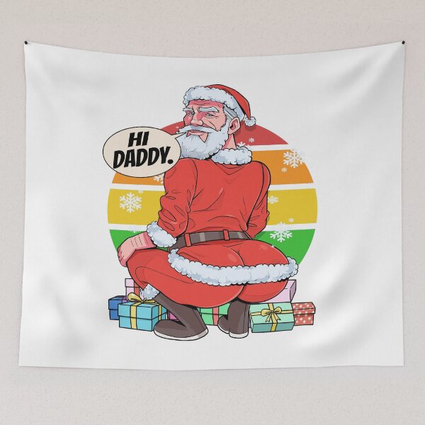 Item preview, Funny Gay Santa Claus Hi Daddy Christmas Twerk Xmas Twerking  designed and sold by Nosek1ng.