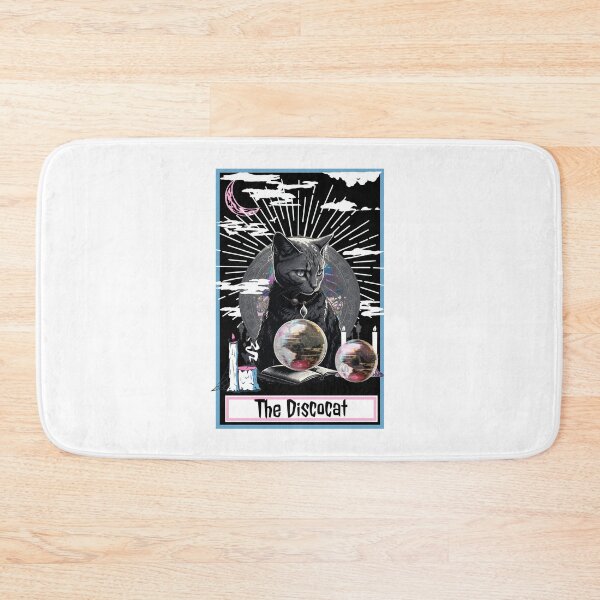 Item preview, DISCO  - Cat Tarot card (blue)  designed and sold by Discothreadz.