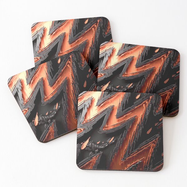 Item preview, Electric Pulse in Orange designed and sold by Exodoi.