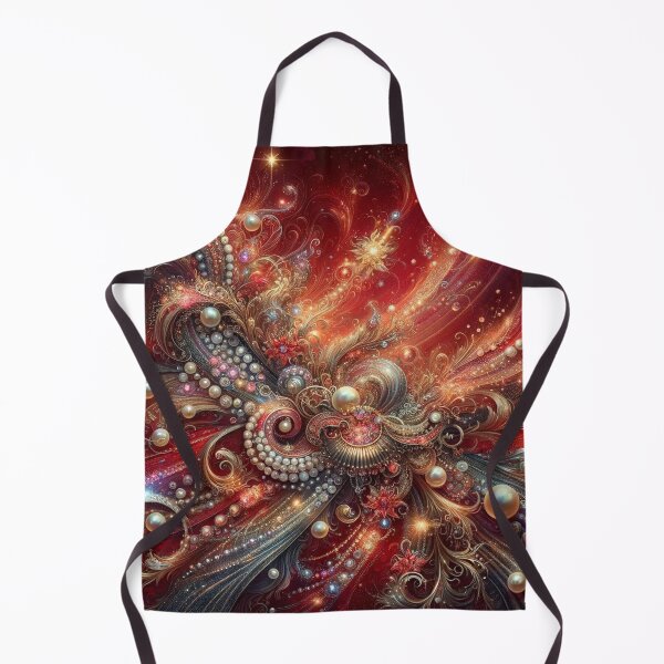 Item preview, Crimson Blaze of Celestial Ornaments designed and sold by LegademaArt.