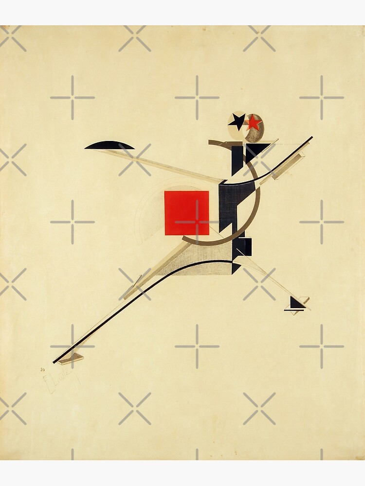 Thumbnail 3 of 3, Poster,  New Man El Lissitzky designed and sold by TeeARTHY.
