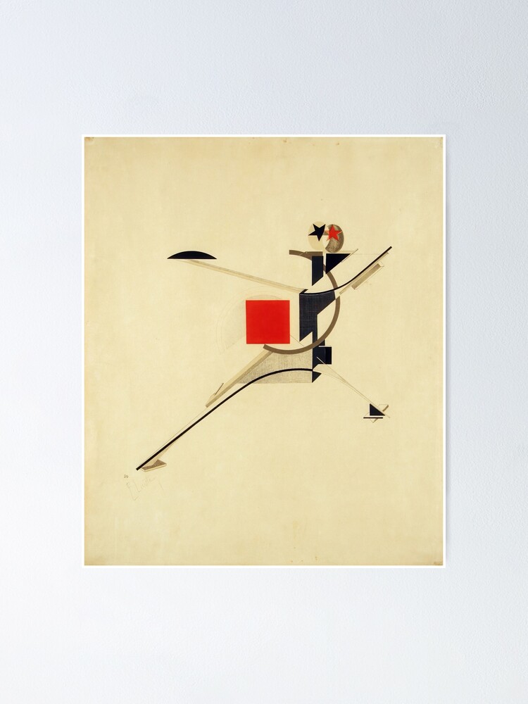 Thumbnail 1 of 3, Poster,  New Man El Lissitzky designed and sold by TeeARTHY.