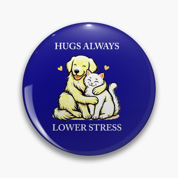 Item preview, “Embrace Calm: Hugs Always Lower Stress” positive vibes inspirational words design designed and sold by TR_fairydesigns.