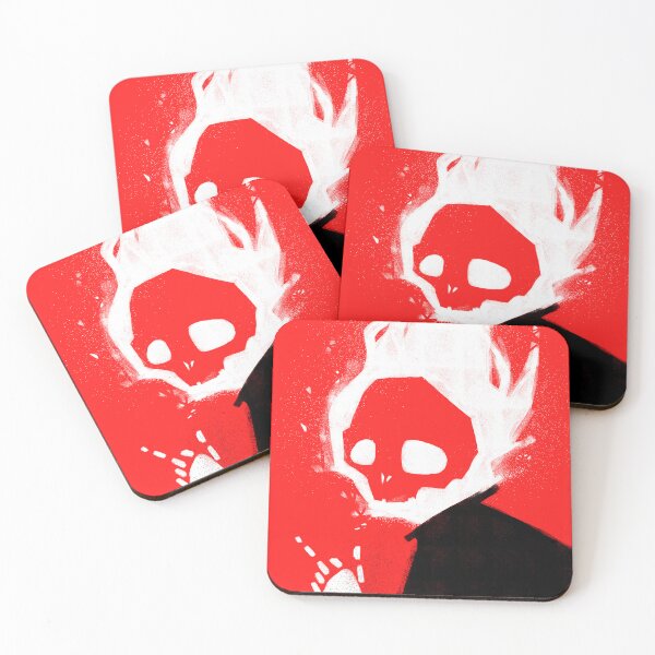 Item preview, Burning skull designed and sold by danidesignart.