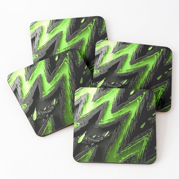 Item preview, Electric Pulse in Green designed and sold by Exodoi.