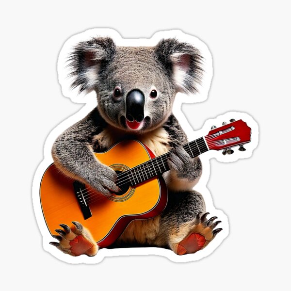 Artikel-Vorschau von Koalabär spielt Gitarre, designt und verkauft von KVB Design.