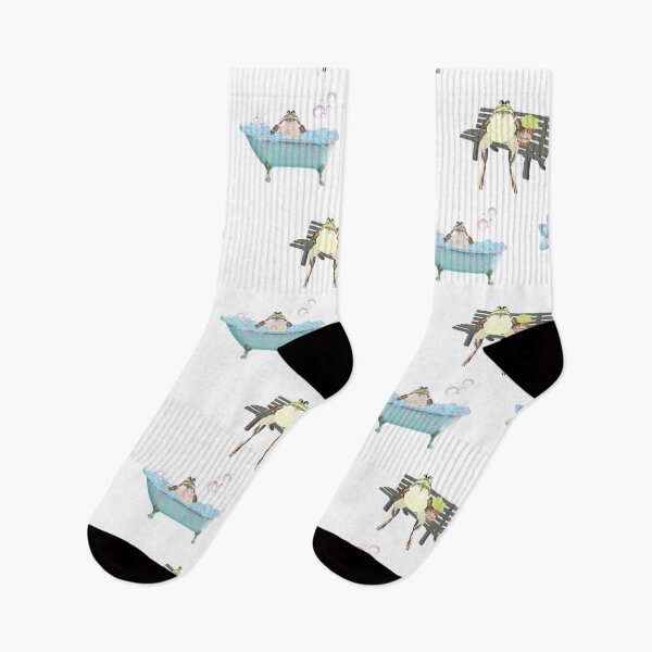 Item preview, frogs doing things designed and sold by TaraPen.