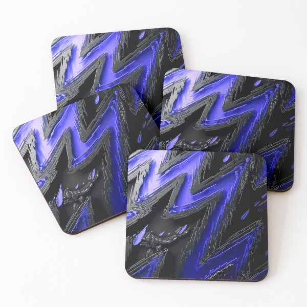 Item preview, Electric Pulse in Navy Blue designed and sold by Exodoi.