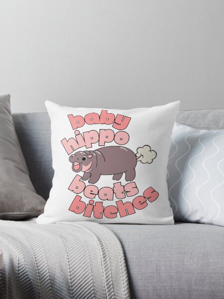 Farting hippo pillow deals