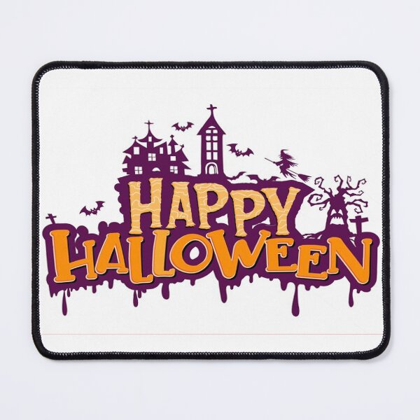Item preview, happy halloween phrase with spooky shapes designed and sold by TYTOS-SHOP.