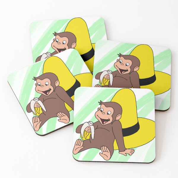Item preview, curious george eating a banana! designed and sold by stephgio.