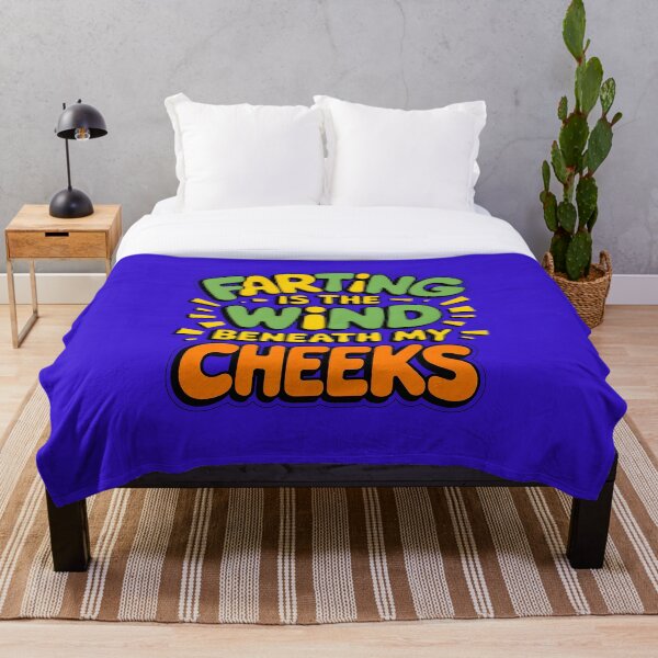 Item preview, Farting Is The Wind Beneath My Cheeks Funny Fart Joke designed and sold by TheArtOfPat.