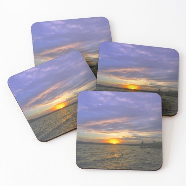 Item preview, Setting sun over a lake designed and sold by Josef Pittner.