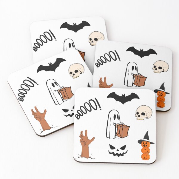 Item preview, Spooky cute Halloween pattern designed and sold by Ila Mandlik.
